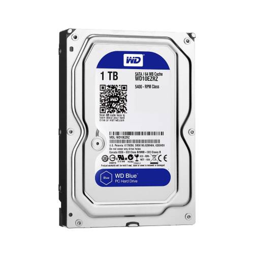 Hard disk desktop western digital blue 1tb sata3 5400 rpm 64mb 3.5 