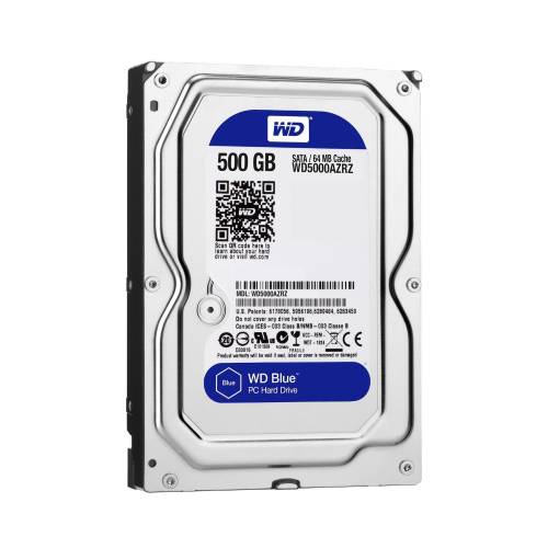Hard disk desktop western digital blue 500gb sata3 5400 rpm 64mb 3.5 
