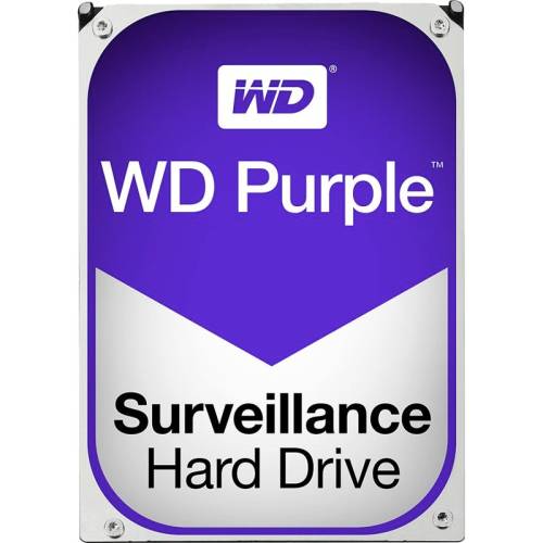Hard disk desktop western digital wd purple surveillance 2tb 5400rpm sata3 64mb