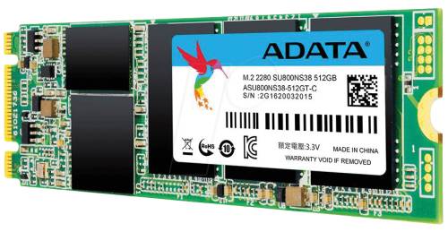 Hard disk ssd a-data ultimate su800 512gb m.2 2280