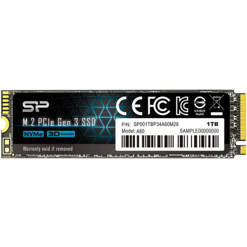 Hard disk ssd silicon power p34a60 1tb m.2 2280