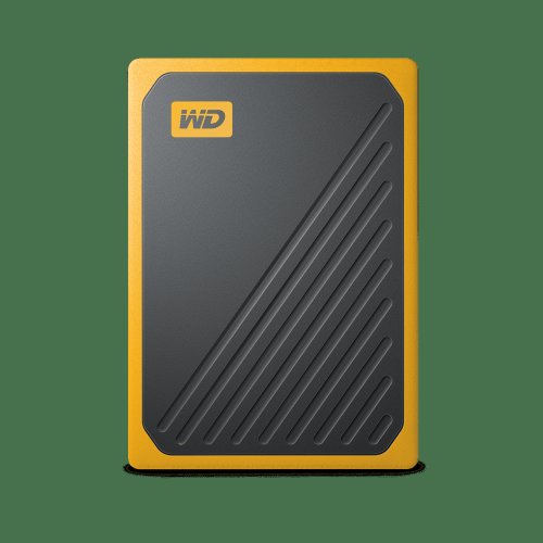 Hard disk ssd western digital my passport go 2tb yellow