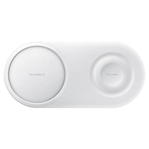Incarcator wireless samsung fast charge duo pad incarcator inclus white