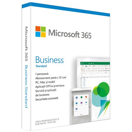 Licenta cloud retail microsoft 365 business standard english subscriptie 1an medialess p6