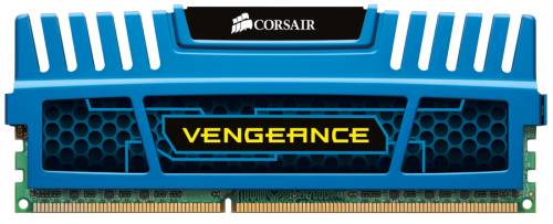 Memorie desktop corsair vengeance ddr3-1600 4gb albastru