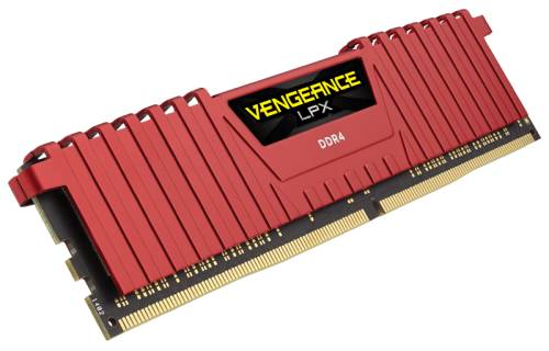 Memorie desktop corsair vengeance lpx 16gb (2 x 8gb) ddr4 3200mhz red
