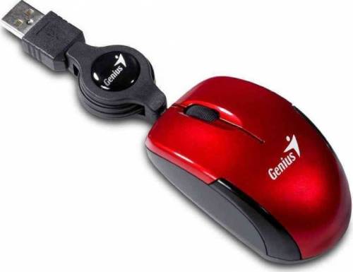 Mouse genius microtraveler v2 red