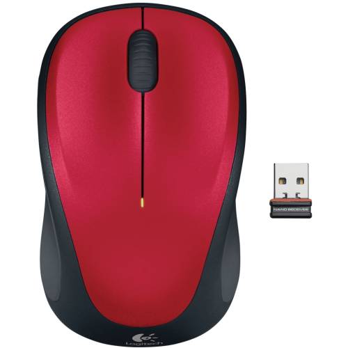 Mouse logitech m235 wireless red