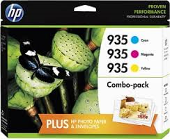 Pachet 3 cartuse ink color hp 935xl cmy ovp pack