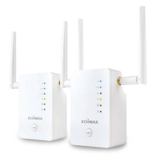Range extender edimax gemini re11 ac1200 home roaming wi-fi extender kit wi-fi extender / access point / wi-fi bridge