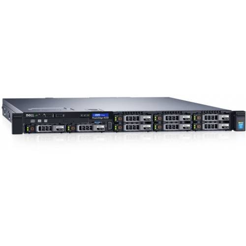 Server dell poweredge r330 intel xeon e3-1230 v6 8gb ram 300gb sas 350w single hot plug