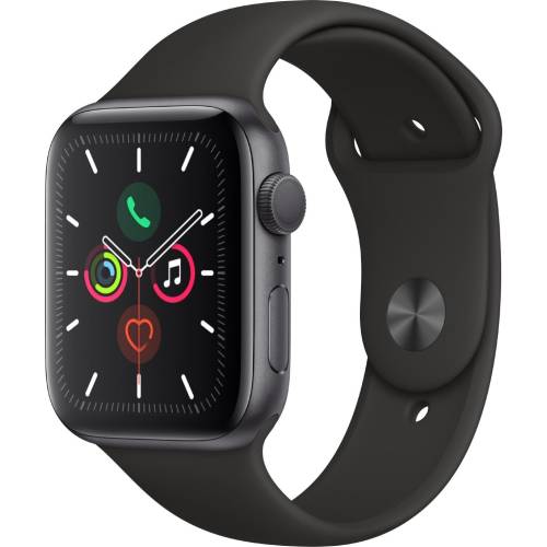 Smartwatch apple watch series 5 gps 40mm carcasa space gray aluminium bratara sport black