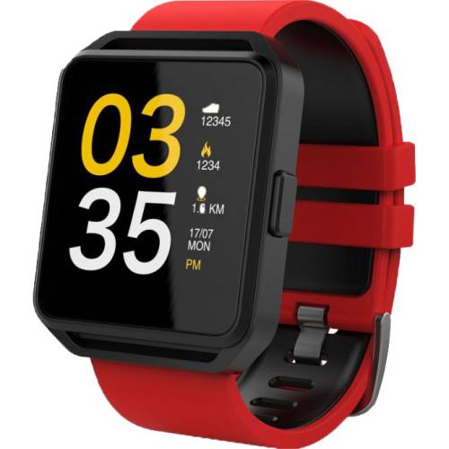 Smartwatch maxcom fitgo fw15 square red