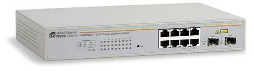 Switch allied telesis at-gs950/8 cu management fara poe 8x1000mbps-rj45 + 2sfp