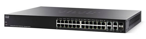 Switch Cisco sf350-24-k9 fara poe 24x100mbps-rj45 + 2xsfp