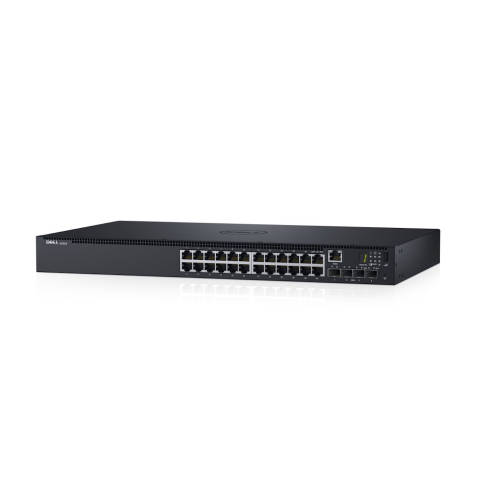 Switch dell n1524 cu management fara poe 24x1000mbps-rj45 + 4xsfp+