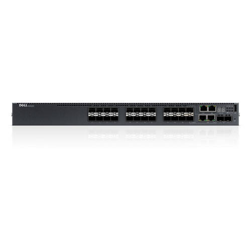 Switch dell n3024ef-on cu management fara poe 2xcombo gbe + 4xsfp + 2xsfp+