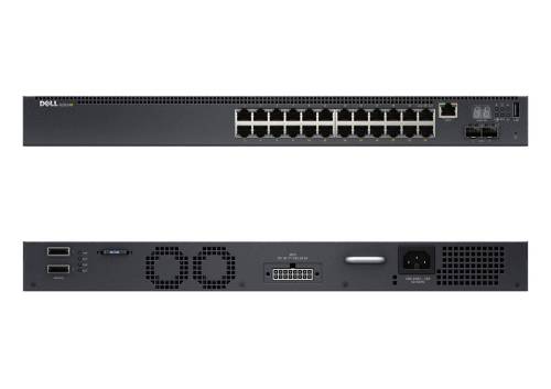 Switch dell networking n2024p cu management 24x1000mbps-rj45 2xsfp+ stackabil