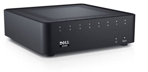 Switch dell networking x1008 smart web managed 8x1000mbps-rj45 alimentare ac sau poe