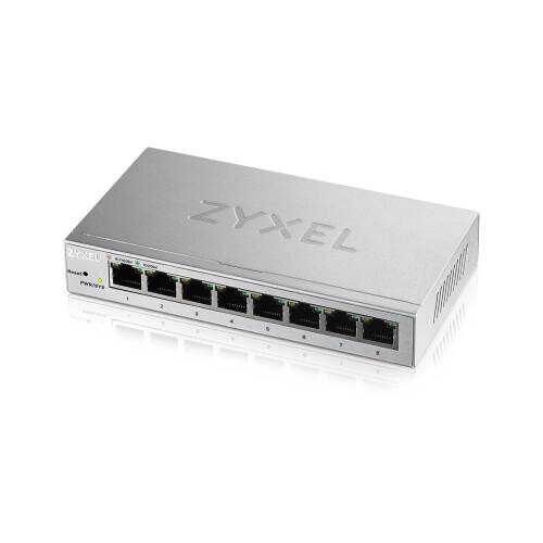 Switch zyxel gs1200-8 cu management fara poe 8x1000mbps-rj45