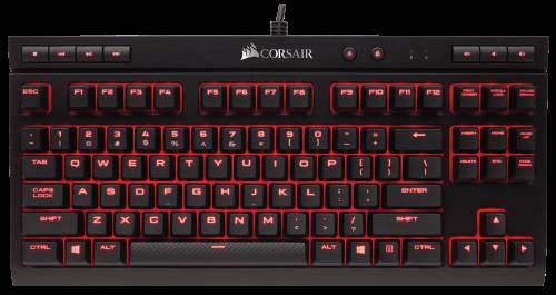 Tastatura gaming corsair k63 compact mechanical cherry mx red