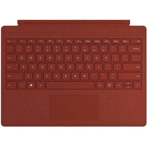 Tastatura microsoft signature type cover pentru surface pro poppy red