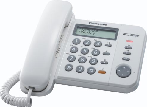 Telefon analogic panasonic kx-ts580fxw (alb)