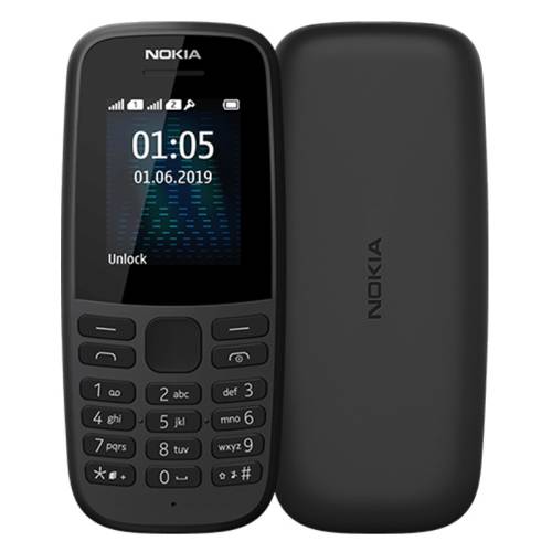 Telefon mobil nokia 105 (2019) dual sim black