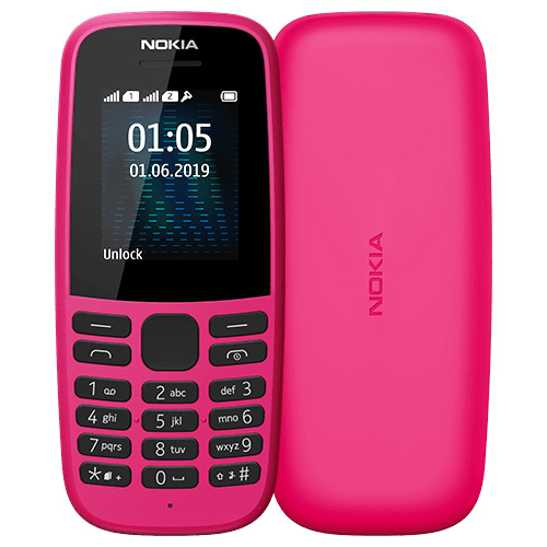 Telefon mobil nokia 105 (2019) dual sim pink