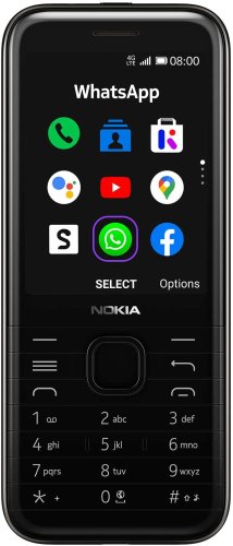 Telefon mobil nokia 8000 4g dual sim 4g onyx black