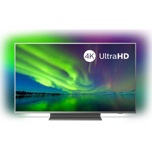 Televizor led philips smart tv 50pus7504/12 126cm 4k uhd hdr ambilight argintiu
