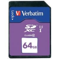 Verbatim secure digital xc class 10 64gb
