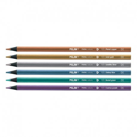 Creion color 6 metalizat milan