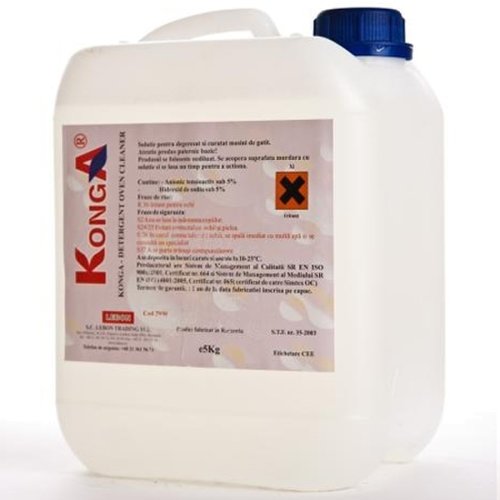 Detergent degresant alcalin cuptor si plita 5 l konga