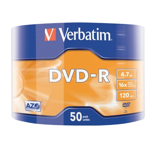 Dvd-r verbatim 16x 4.7 gb 50 bucati/shrink