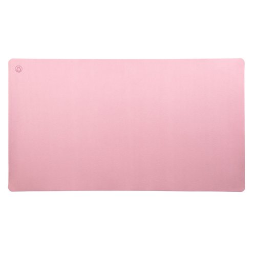 Mousepad gaming flexi xxl din piele cu doua fete pentru protectie birou unika roz.gri