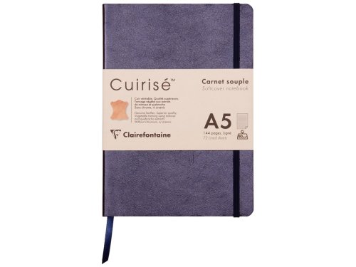 Notebook cu coperta moale din piele cuirise a5 clairefontaine