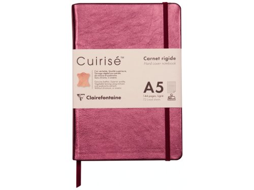 Notebook cu coperta tare din piele cuirise a5 clairefontaine