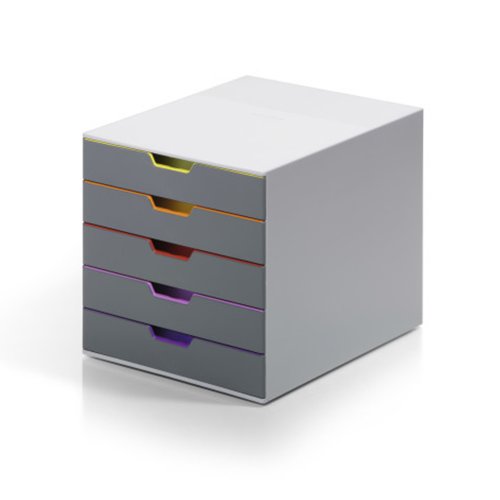 Organizator cu sertare durable varicolor 5 sertare
