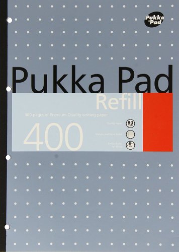 Rezerva pukka pads a4 dictando 400 pag cu 4 perforatii pentru bilblioraft blue