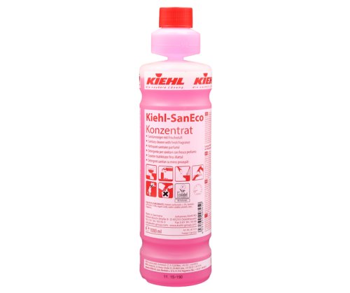 Saneco concentrat manual - detergent pentru obiecte sanitare cu parfum proaspat 1 l kiehl