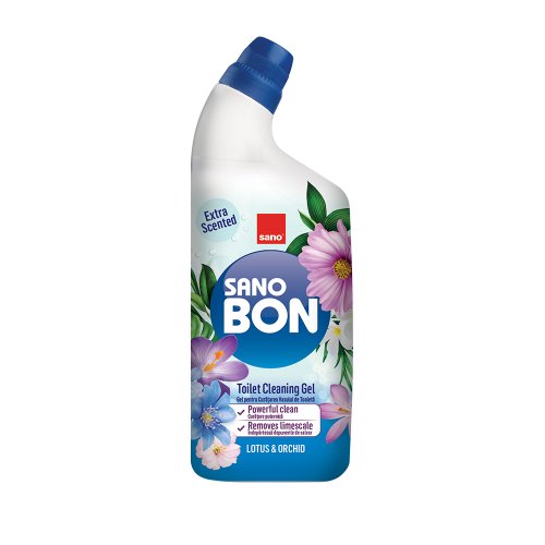 Sano bon toilet cleaning gel lotus orchid 750ml