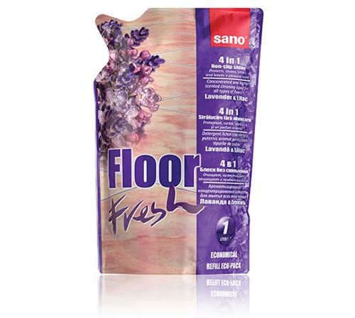 Sano floor fresh lavanda   lilac manual 750ml refill 750ml detergent pardoseala