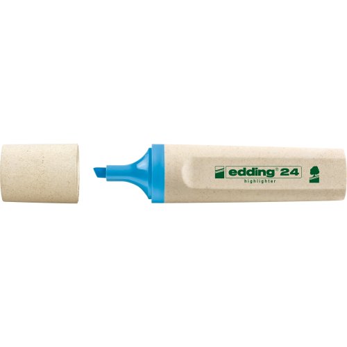 Textmarker edding ecoline varf retezat 2-5 mm albastru