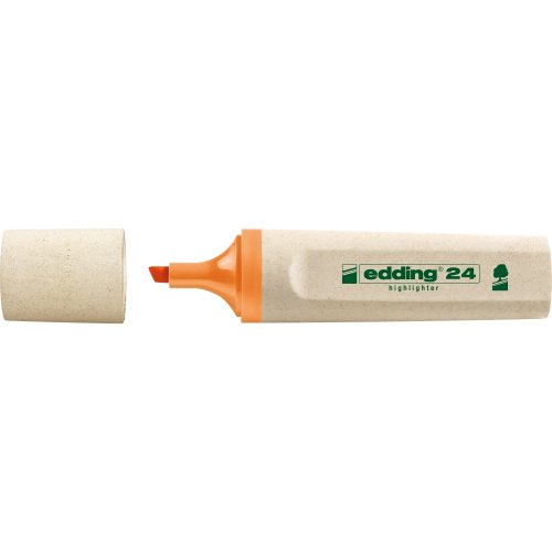 Textmarker edding ecoline varf retezat 2-5 mm orange