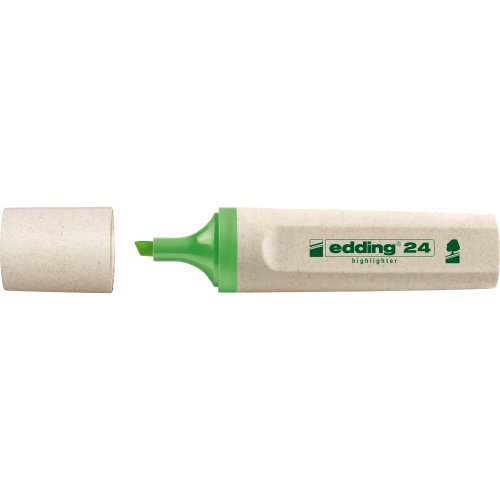 Textmarker edding ecoline varf retezat 2-5 mm verde
