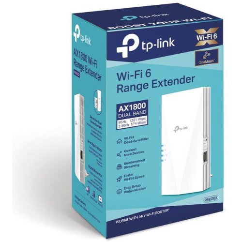 Ax1800 wi-fi6 range extender, re600x