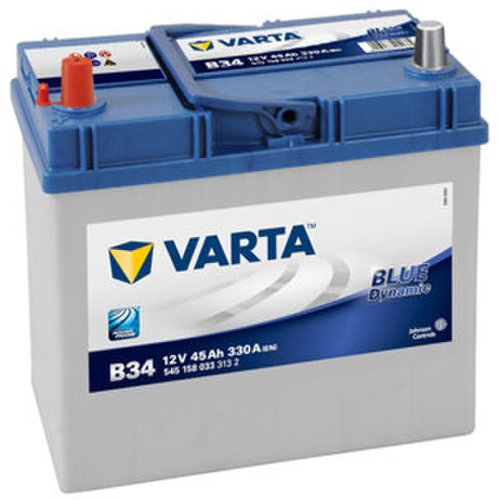 Baterie auto b34 5451580333132 blue dynamic,12v 45ah, 330a, borna inversa