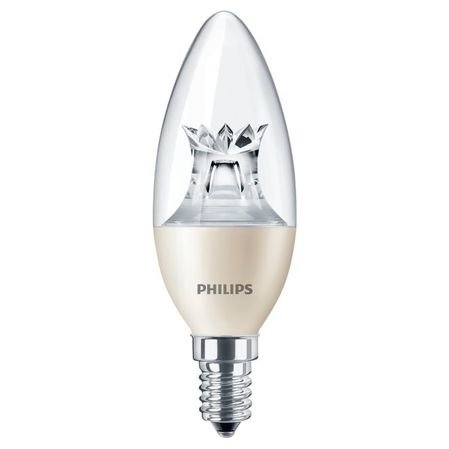 Philips Bec led warmglow, e14, 6w (40w) lumina calda, clar