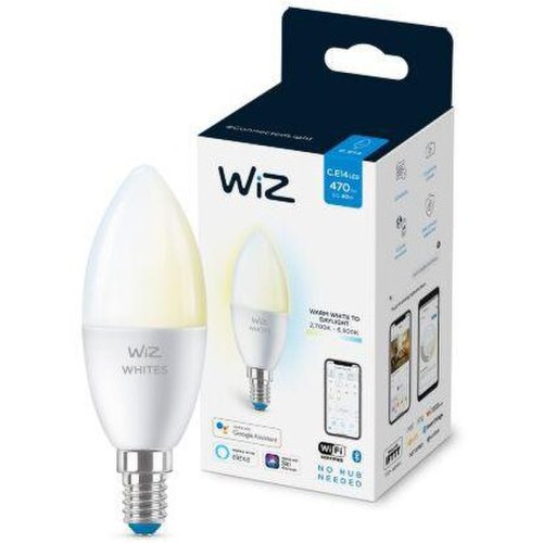 BEC LED WiZ WHITES C37 E14 4.9W